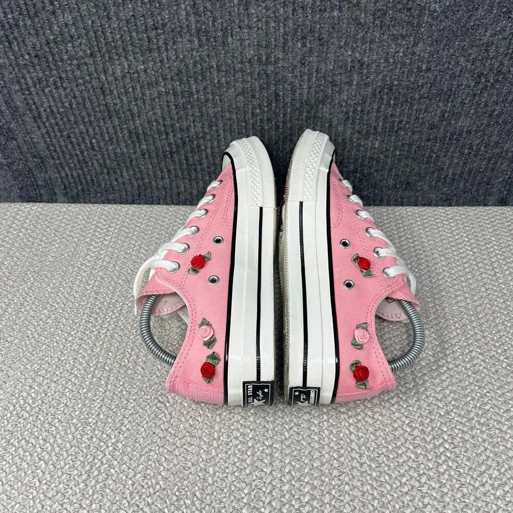 Converse Chuck 70 Low Valentines Day Pink Roses Floral Sneakers Shoes Women’s 7
